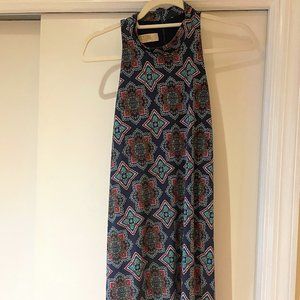 Sleeveless Print Dress